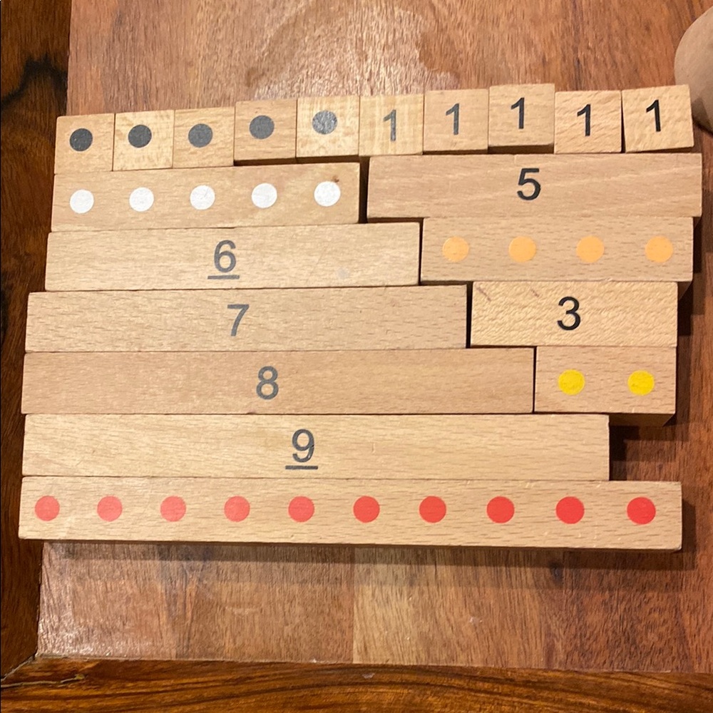 Wooden Educational Math Manipulative Bundle - Fractions, Decimals